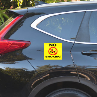 Pegatina No Smoking Custom-Cut Vinyl Sticker
