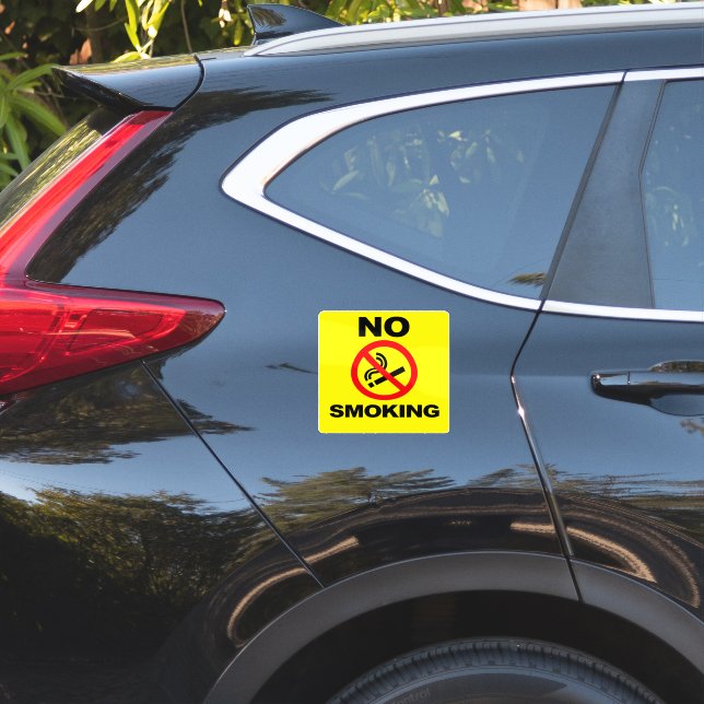Pegatina No Smoking Custom-Cut Vinyl Sticker (Parte trasera del coche)