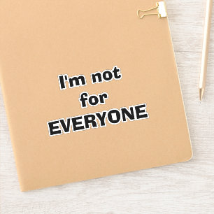 Pegatina No soy para todos