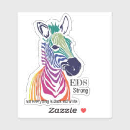 Pegatina No todo es blanco y negro, EDS