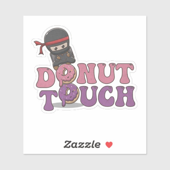 Pegatina ¡No toque! (Hoja)