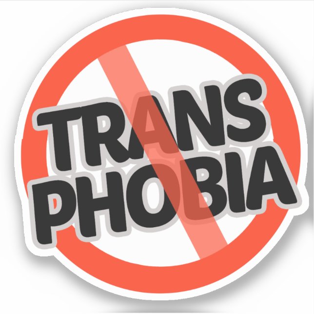 Pegatina No Transfobia (Anverso)