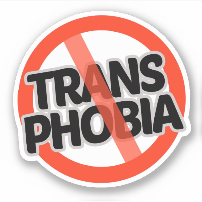 Pegatina No Transfobia (Anverso)