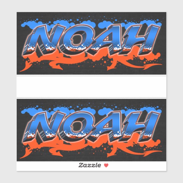 Pegatina Noah Vorname Name Graffiti Aufkleber Sticker (Hoja)