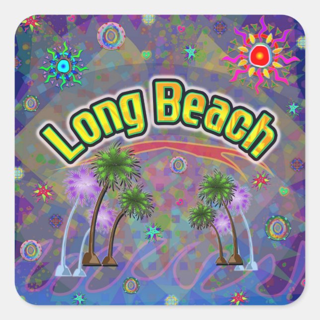 Pegatina Noble Voyage de Long Beach (Anverso)