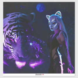 Pegatina Noche del tigre