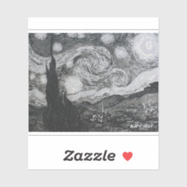 Pegatina Noche Starry I Vincent Van Gogh