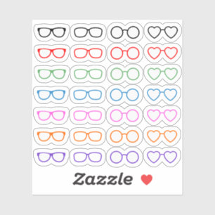 Pegatina Nombramiento de Médicos oculares de lentes de lent