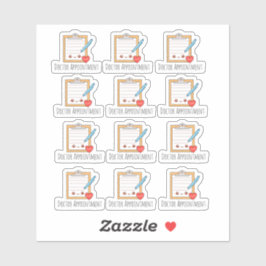 Pegatina Nombramiento del médica