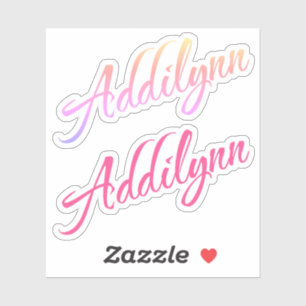 Pegatina Nombre adicional x2