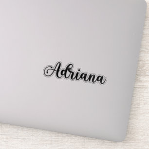 Pegatina Nombre Adriana - caligrafía manuscrita