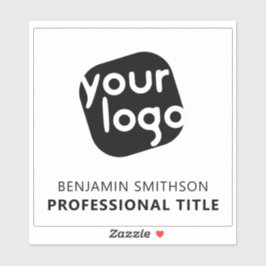 Pegatina Nombre Añadir su logotipo aquí Marcado transparent