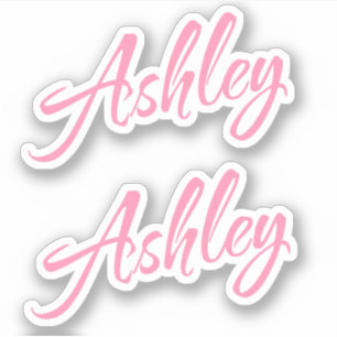 Pegatina Nombre Ashley x2