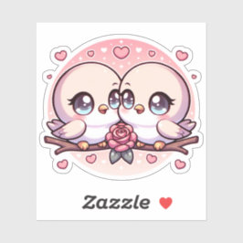 Pegatina Nombre: Aves dulces