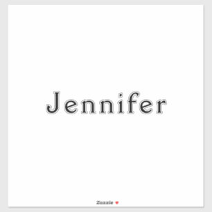 Pegatina Nombre Boda del partido de graduación de monograma