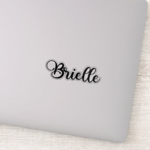 Pegatina Nombre Brielle: caligrafía manuscrita