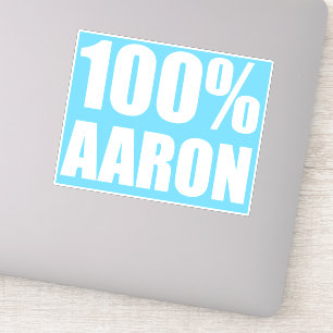 Pegatina Nombre de Aaron