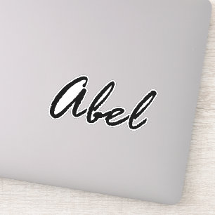 Pegatina Nombre de abel