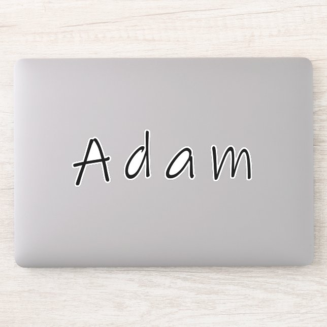 Pegatina Nombre de Adam, para Adam (Ordenador)