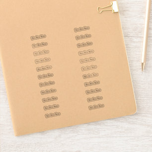 Pegatina Nombre de almacén de personalizado múltiple