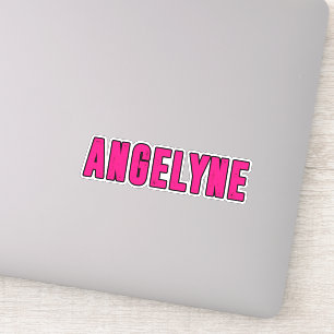 Pegatina Nombre de Angelyne