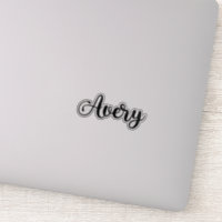 Nombre de Avery - Caligrafía manuscrita