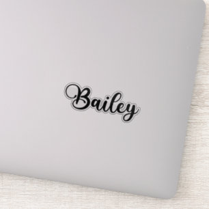 Pegatina Nombre de Bailey: caligrafía manuscrita
