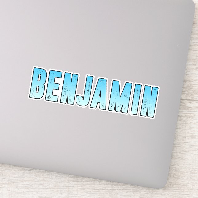 Pegatina Nombre de Benjamin (Detalle)