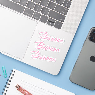 Pegatina Nombre de Brianna x3