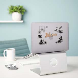 Pegatina Nombre de Cute Halloween