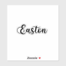 Pegatina Nombre de Easton - Caligrafía manuscrita
