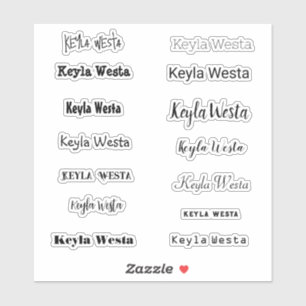 Pegatina Nombre de estilo