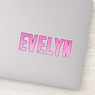 Pegatina Nombre de Evelyn
