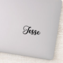 Pegatina Nombre de Jesse - Caligrafía manuscrita
