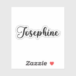 Pegatina Nombre de Josefina - Caligrafía manuscrita