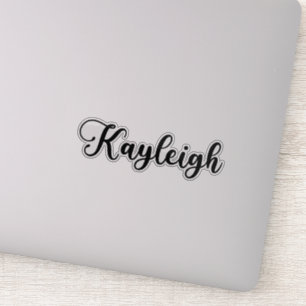Pegatina Nombre de Kayleigh - caligrafía manuscrita