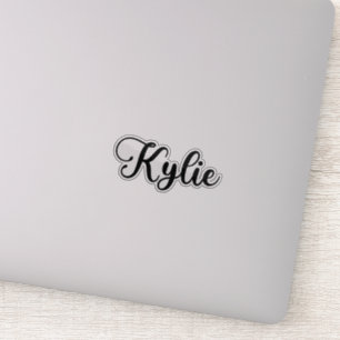 Pegatina Nombre de Kylie - caligrafía manuscrita