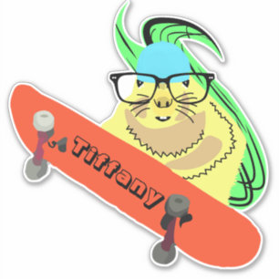 Pegatina Nombre de la ardilla traviesa #140 Chicas