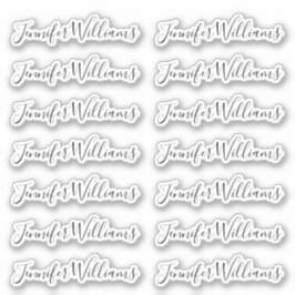 Pegatina Nombre de letra de caligrafía moderna bonita