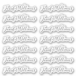 Pegatina Nombre de letra de caligrafía moderna y bonita