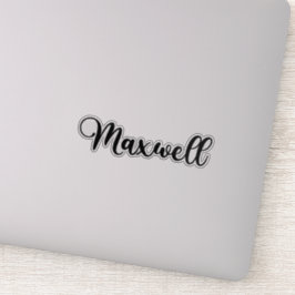 Pegatina Nombre de Maxwell - Caligrafía manuscrita