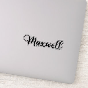 Pegatina Nombre de Maxwell - Caligrafía manuscrita