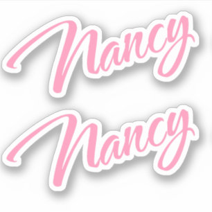 Pegatina Nombre de Nancy x2