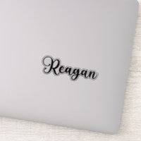 Nombre de Reagan - caligrafía manuscrita