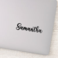 Nombre de Samantha - Caligrafía manuscrita