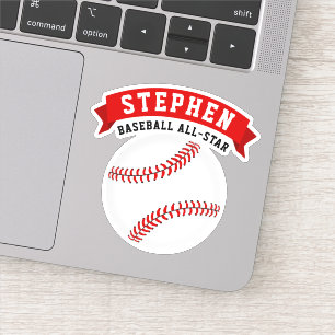 Pegatina Nombre de todas las estrellas del béisbol