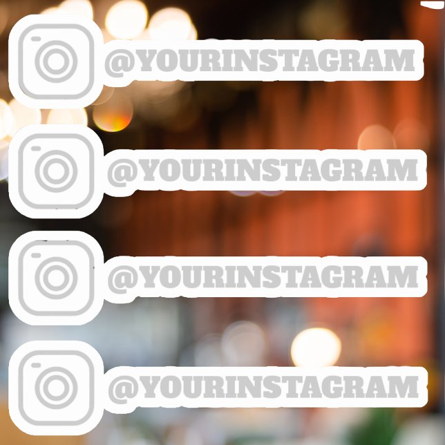 Pegatina Nombre de usuario de medios sociales de personaliz (Subido por el creador)