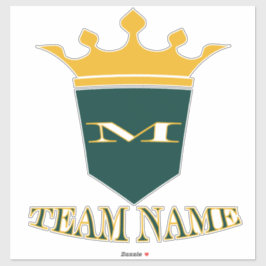 Pegatina Nombre del equipo de Personalizado con estilo pers