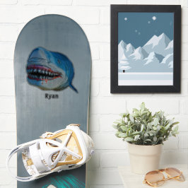 Pegatina Nombre del Personalizado de animales marinos del o