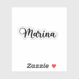 Pegatina Nombre del puerto deportivo - Caligrafía manuscrit